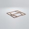 Ekena Millwork Medium Greeley Decorative Fretwork Wood Wall Panels, Red Oak, 15 3/8"W x 15 3/8"H x 3/8"T WALW16X16X0375GLYRO - alternate 6